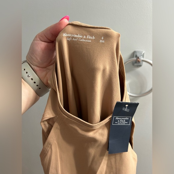 NWT Abercrombie & Fitch Soft A&F Collection Bodysuit NUDE - Picture 7 of 8